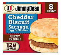 Jimmy Dean Biscuit With Sausage Egg And Cheddar Cheese - 2.25 LB