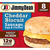 Jimmy Dean Biscuit With Sausage Egg And Cheddar Cheese - 2.25 LB - Image 1