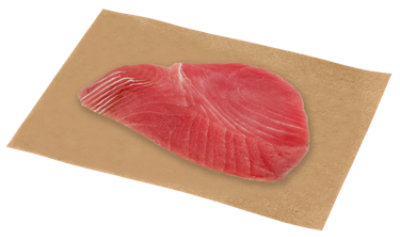 Previously Frozen Yellow Fin Tuna Skin Off Steak - 1 lb - Image 1