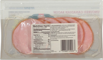 Hormel Natural Choice Canadian Bacon - 6 OZ - Image 5