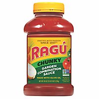Ragu Chunky Garden Combination Pasta Sauce - 45 Oz - Image 1