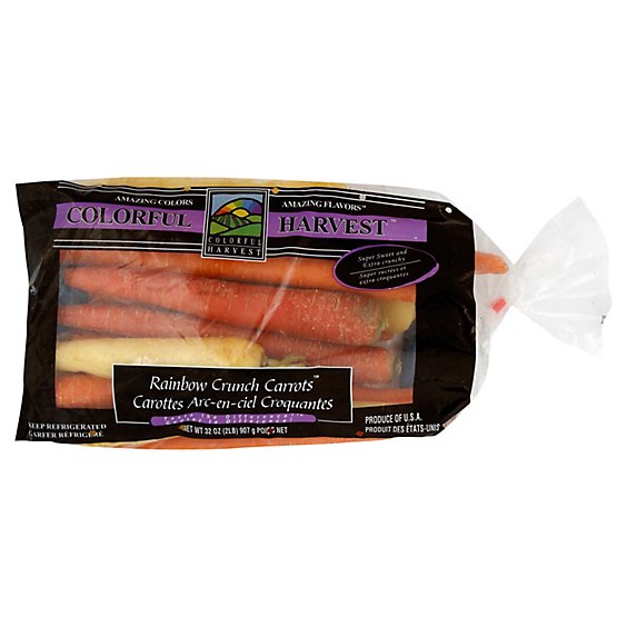Carrots Rainbow Crunch Prepacked - 2 LB