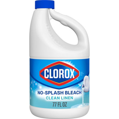 Clorox Concentrated Formula Clean Linen Splashless Bleach Bottle - 77 Oz - Image 1