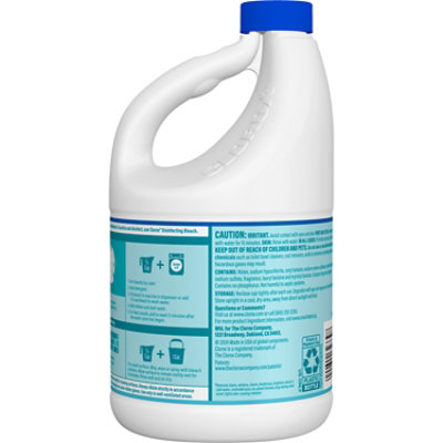 Clorox Concentrated Formula Clean Linen Splashless Bleach Bottle - 77 Oz - Image 2