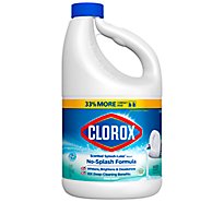 Clorox Concentrated Formula Clean Linen Splashless Bleach Bottle - 77 Oz