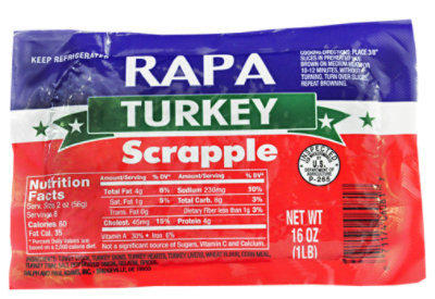 Rapa Scrapple Turkey - 16 OZ - Image 1