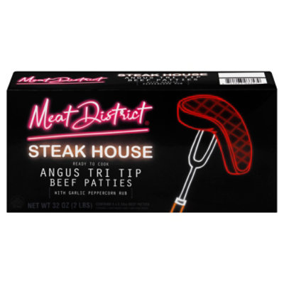 Meat District Steakhouse Angus Beef Tri Tip Patties - 32 OZ - Image 3