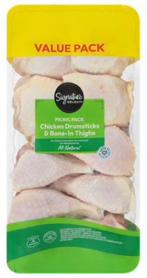 Signature Farms Chicken Drums & Thighs Picnic Pack - 5 Lb - Image 1
