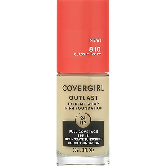 Covergirl Outlast Extreme Wear Lmu Spf Us 810 Classic Ivory - EA