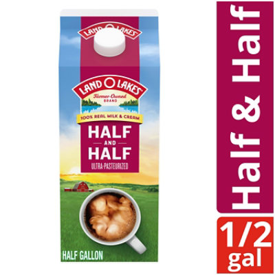 Land O Lakes Half And Half Traditional Coffee Creamer - 0.50 Gallon - Image 1