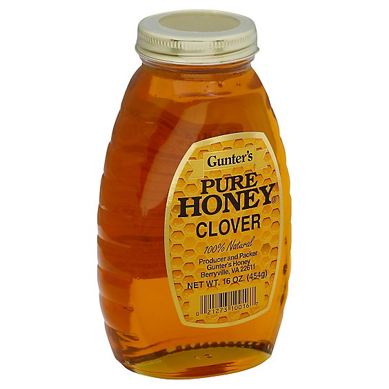 Gunters Pure Clover Honey - 16 OZ