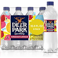 Deer Park Pure Sparkling Water Pomagranate Lemonade - 8-16.9 FZ - Image 1