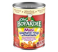Chef Boyardee Mini Spaghetti Rings And Meatballs - 15 Oz