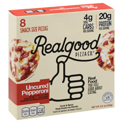 Feel Good Foods Gluten-Free Uncured Pepperoni Snack Bites (FROZEN)