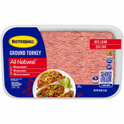 Butterball 85% Lean Fresh Ground Turkey - 3 Lb - Image 2