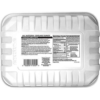 Butterball 85% Lean Ground Turkey Fresh - 3 Lb - Image 5