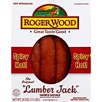 Roger Wood Lumberjack Hot Sausage - 24 OZ - Image 2