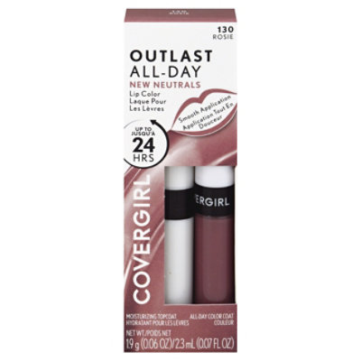 COVERGIRL Outlast All Day Dusty Rosie 130 Lip Color- 0.07 Fl. Oz. - Image 3