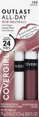 COVERGIRL Outlast All Day Dusty Rosie 130 Lip Color- 0.07 Fl. Oz. - Image 2