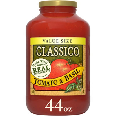 Classico Tomato & Basil Pasta Sauce Value Size Jar - 44 Oz - Image 1