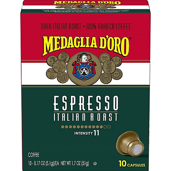 Medaglia D'oro Espresso Capsules - 1.7 OZ