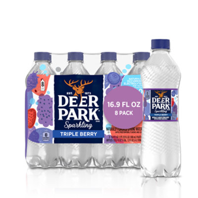 Deer Park Pure Sparkling Water Berry - 8-16.9 FZ - Image 1