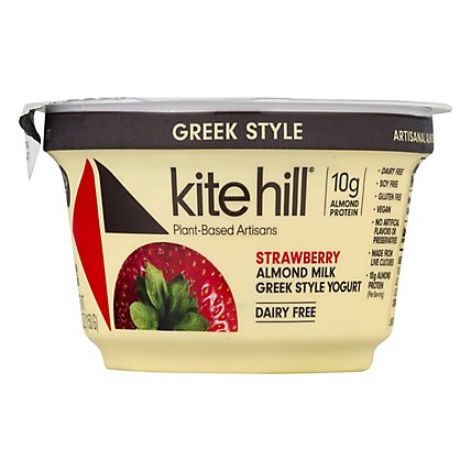 Kite Hill Yogurt Greek Strawberry - 5.3 OZ - Image 2