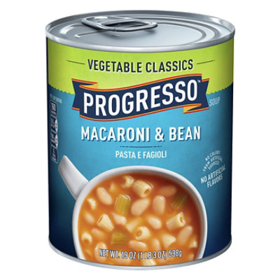 Progresso Vegetable Classics Macaroni & Bean Pasta Fagioli - 19 OZ - Image 1