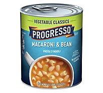 Progresso Vegetable Classics Macaroni & Bean Pasta Fagioli - 19 OZ