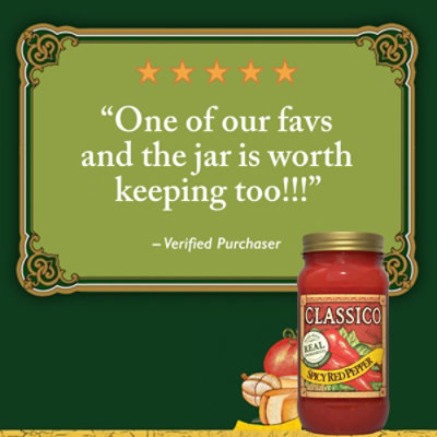 Classico Spicy Red Pepper Pasta Sauce - 24 Oz - Image 8
