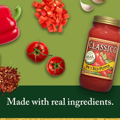 Classico Spicy Red Pepper Pasta Sauce Jar - 24 Oz - Image 2