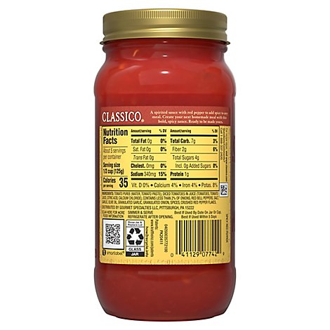 Classico Spicy Red Pepper Pasta Sauce - 24 OZ