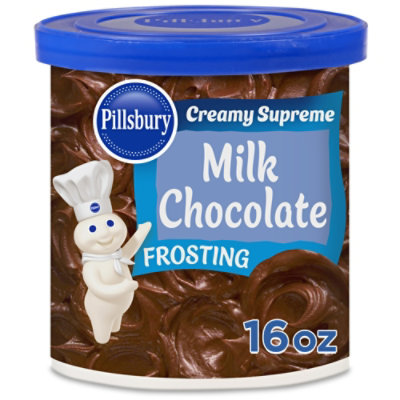 Pillsbury Crmy Suprm Milk Choc Frosting - 16 Oz