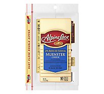 Alpine Lace Cheese Sliced 25% Reduced Fat Muenster - 8 Oz