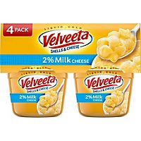 Velveeta Shells & Cheese Microwaveable Shell Pasta with 2% Milk Cheese Cups - 4-2.19 Oz - Image 1