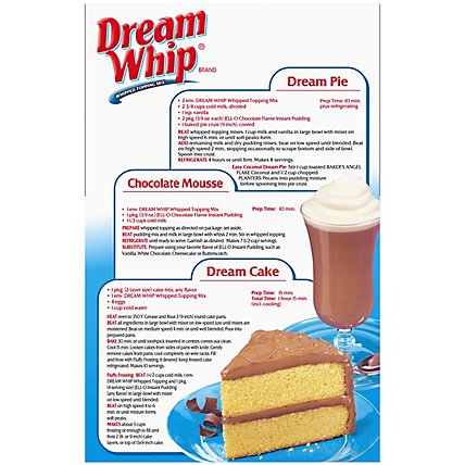Dream Whip Whipped Topping Mix Packets - 4 Count - Image 2