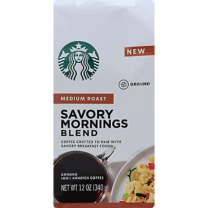 Starbucks Savory Mornings Blend Ground Coffee - 12 OZ - Image 2