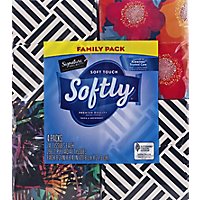 Signature Select Facial Tissue Softly 4 Pack Cube - 4-74 CT - Image 2