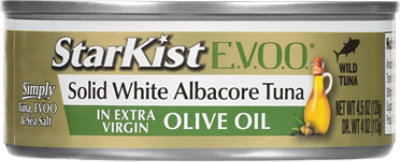 Starkist Selects Solid Albacore In Extra Virgin Olive Oil - 4.5 OZ - Image 1