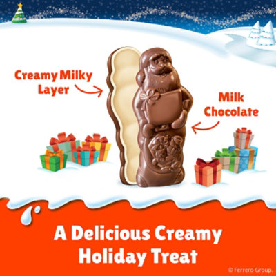 Kinder Hollow Santa Christmas Figure Creamy Milk Chocolate - 3.8 Oz - Image 5