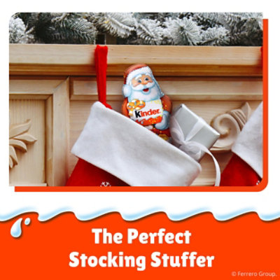 Kinder Hollow Santa Christmas Figure Creamy Milk Chocolate - 3.8 Oz - Image 2