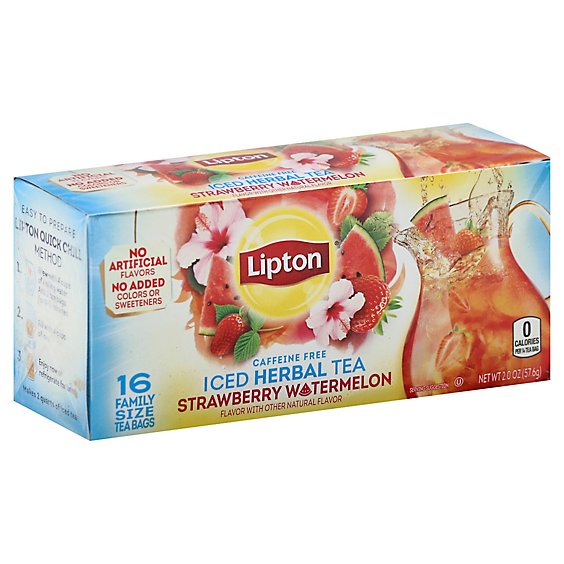 Lipton Herbal Infusions Tea Watermelon - 16 CT