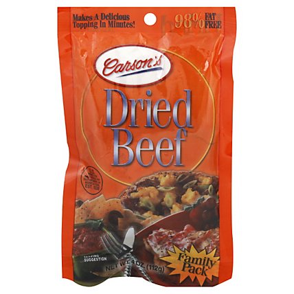 Carsons Dried Beef - 4 Oz - Image 1