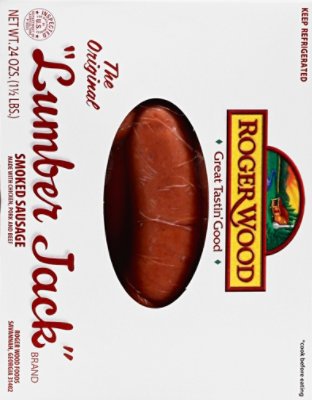 Roger Wood Lumberjack Sausage - 24 OZ - Image 3