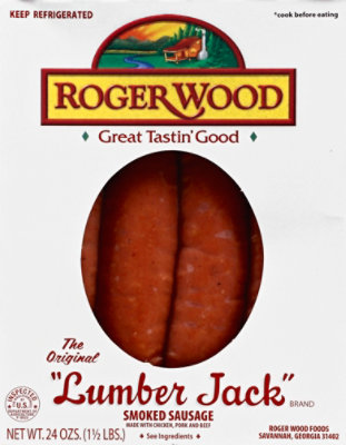 Roger Wood Lumberjack Sausage - 24 OZ - Image 2