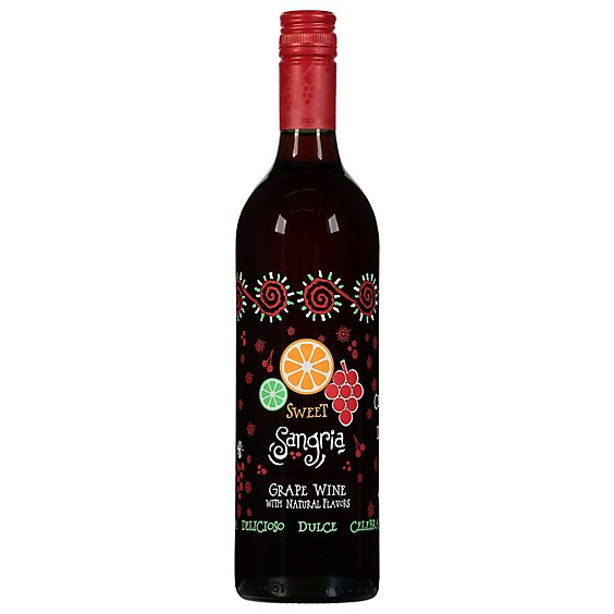 Post Sangria Is Medium Sweet Red Wine Blend Ready To Serve. Aromas Of Wine - 750 ML
