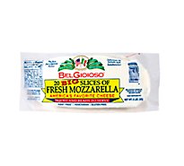 BelGioioso Sliced Fresh Mozzarella Cheese Big Log  - 2Lb.