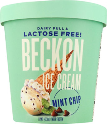 Beckon Mint Chip Ice Cream - 16 FZ - Image 2