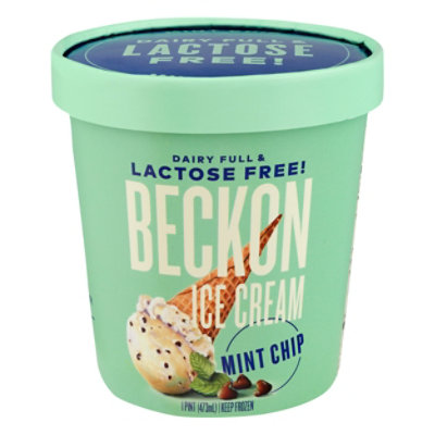 Beckon Mint Chip Ice Cream - 16 FZ - Image 1