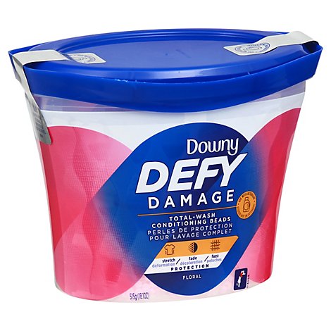 Downy Defy Damage Total Wash Conditioning Beads Floral - 18.1 Oz